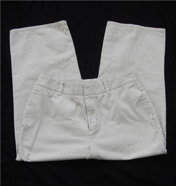 Gap Capri Cropped beige Pants Sz 10