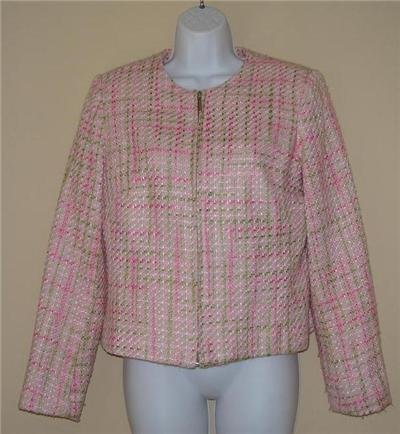 Elegant Spring Pink Jacket Blazer sz 6 Fully Lined