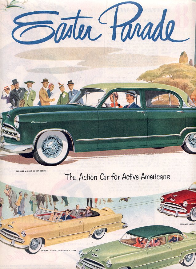 1953 DOUBLE PAGE AD 1953 DODGE MAGAZINE AD (167)