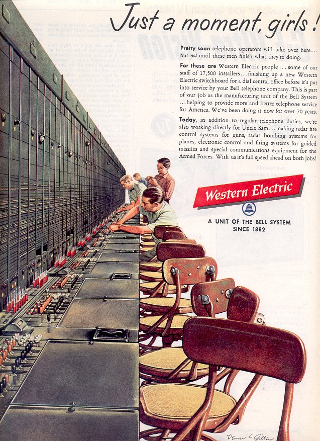 1953 WESTERN ELECTRIC MAGAZINE AD (189)