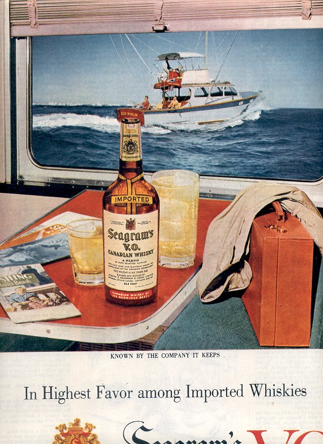 1953 SEAGRAM'S VO CANADIAN WHISKY MAGAZINE AD (194)