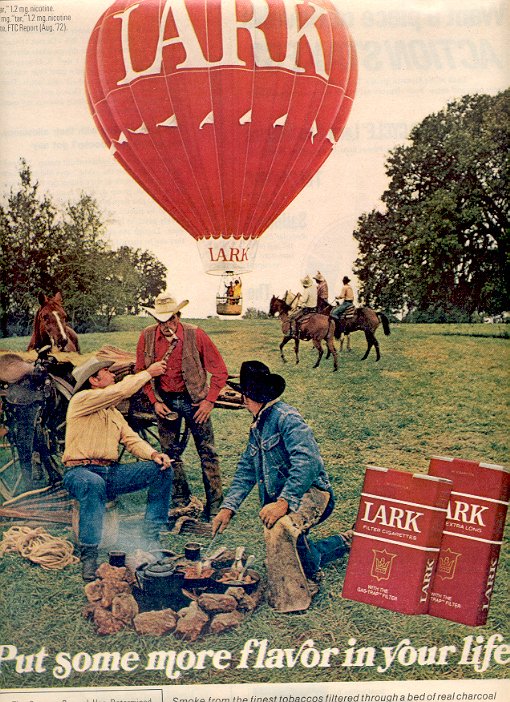 1972 LARK FILTER CIGARETTES MAGAZINE AD (26)