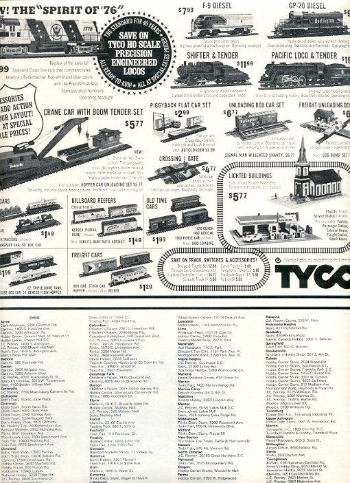 1972 TYCO TRAINS MAGAZINE AD (61)