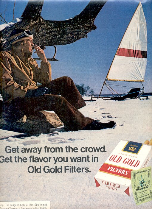 1972 OLD GOLD FILTER CIGARETTES MAGAZINE AD (93)