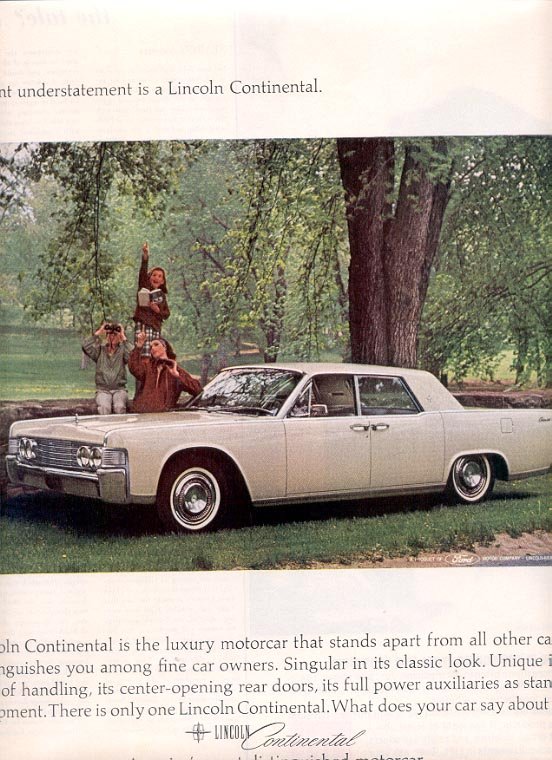 1964 LINCOLN CONTINENTAL MAGAZINE AD (139)