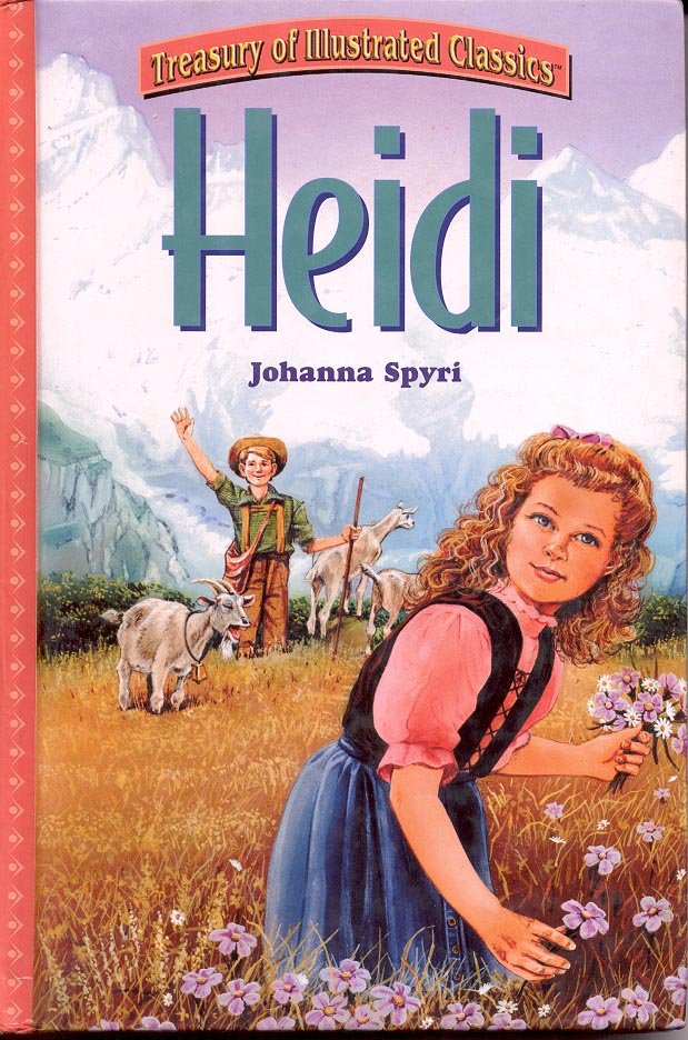 HEIDI BY JOHANNA SPYRI 2004 CHILDREN'S ILLUSTRATED CLASSICS HARDBACK BOOK NEAR MINT