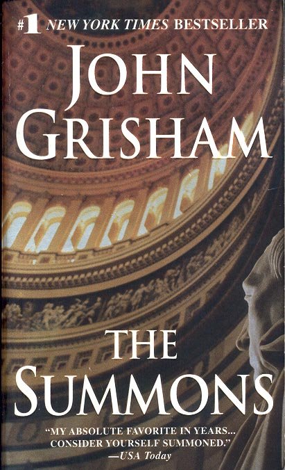 THE SUMMONS by JOHN GRISHAM 2003 PAPERBACK BOOK NEAR MINT