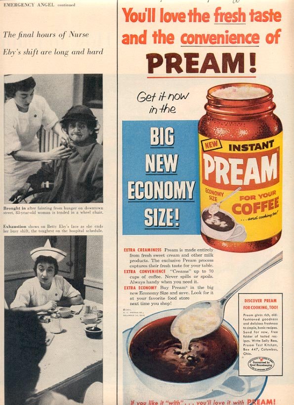 1957 PREAM MAGAZINE AD (245)