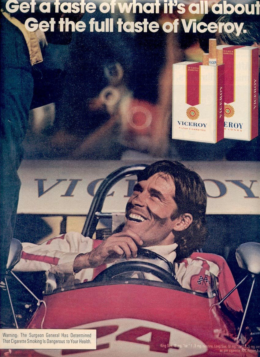 1972 VICEROY CIGARETTES MAGAZINE AD (265)