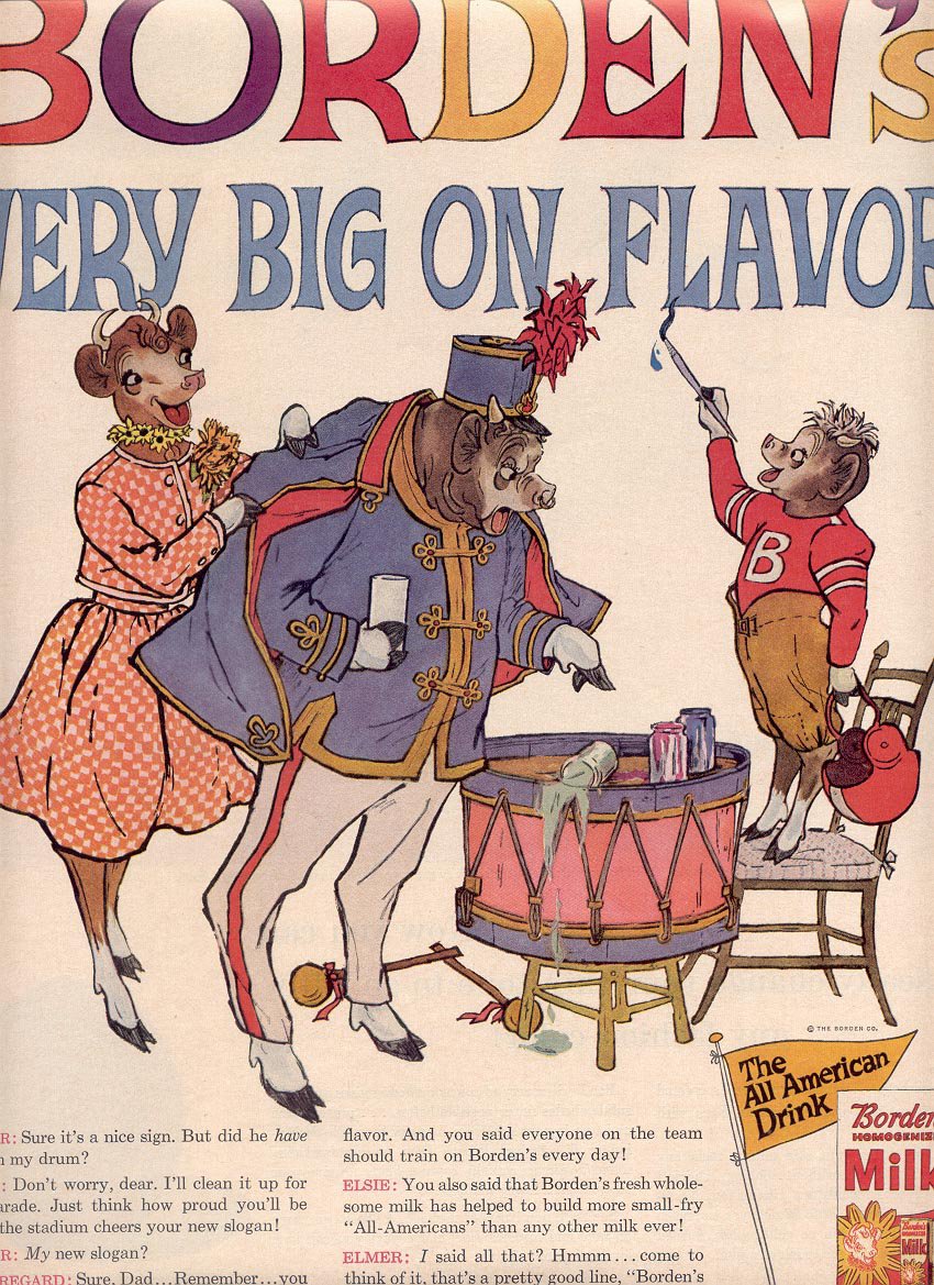 1959 BORDEN'S MILK MAGAZINE AD (276)