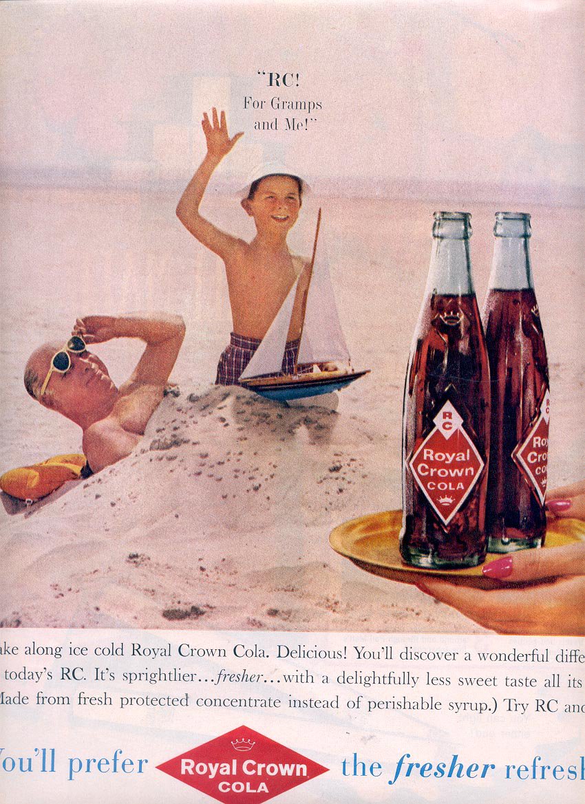1959 RC ROYAL CROWN COLA MAGAZINE AD (340)
