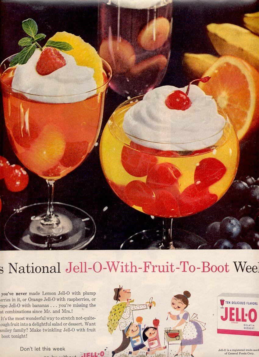1959 JELL-O MAGAZINE AD (359)