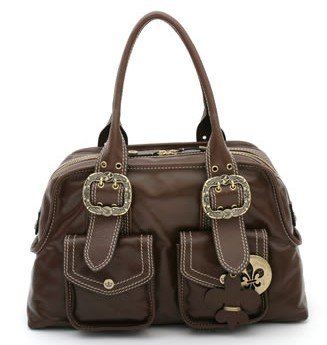 NWT Large Gianni Bini Coronado Satchel Leather Handbag