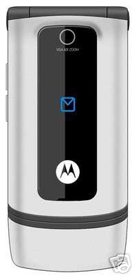 New Unlocked Tri-Band GSM Motorola W375 (Silver) Camera Phone (KRZR design) T-mobile / AT&T