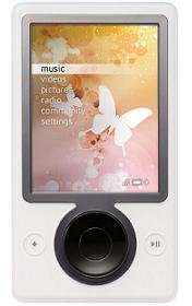 NEW Microsoft Zune Media Mp3 Player (30 GB, 7500 Songs) - White