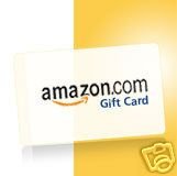 $100 Amazon.com Gift Card Certificate with no Expiration Date