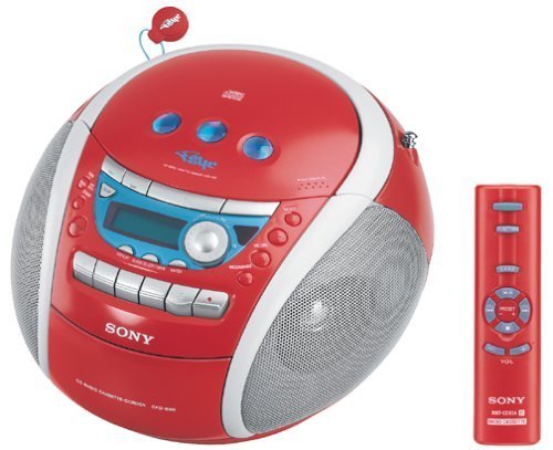 Sony CFD-E95 PSYC Boombox (Red)