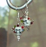 Skull and Roses - Earrings