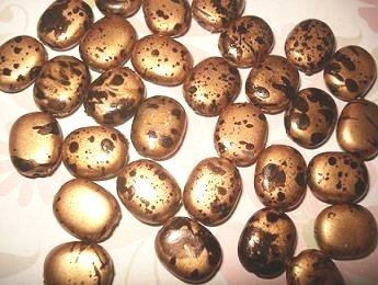 25pcs. 14mm Metallic Gold Brown