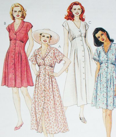 Mccall 8181 Sewing Pattern Misses Dress Old Fashioned Look Sz 4 & 6 