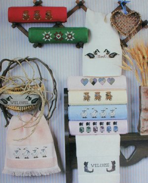 Leisure Arts Towels to Stitch - Cross Stitch Pattern - 123Stitch.com