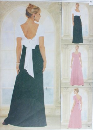 Prom Dress Stores Michigan on Mccall 9098 Sewing Pattern Prom Gown Fancy Dress Sizes 8 10 12 Uncut