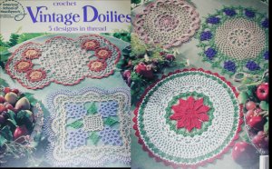 American School of Needlework Vintage Doliies to Crochet 5 designs