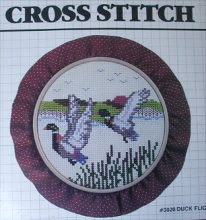 Cross stitch kit Duck Flight by Designs for the Needle complete small 5 inch