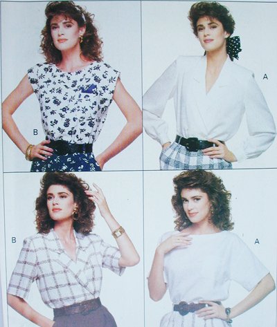 Butterick 6085 blouse sewing patterns sizes 18 20 22 UNCUT