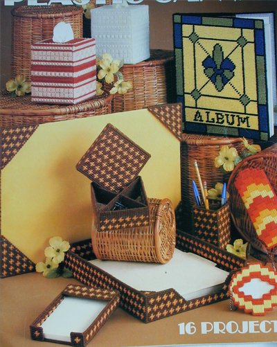 Leisure Arts Needlepoint 16 projects for Plastic Canvas leaflet 184