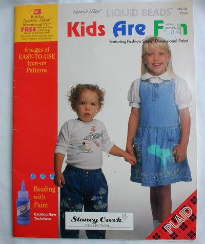 Stoney Creek Liquid Beads designs for Kids iron on transfers craft book