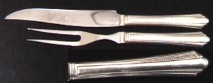 Rogers A1 Oneida silverplate Croydon Mary Lee carving set