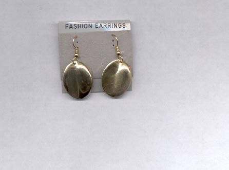 Goldtone pierced earrings (#1)