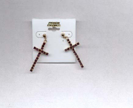 Cross Pierced earrings (# 6)