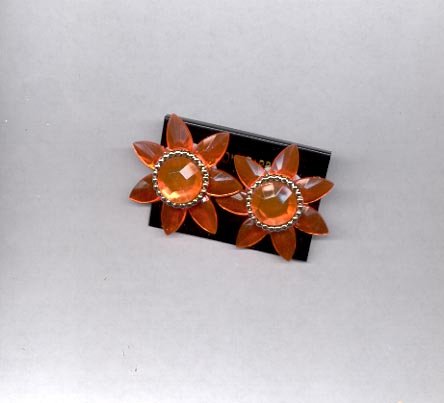 Star clip on earrings (#125)