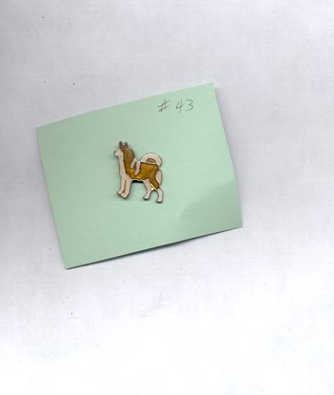 Dog hat (lapel ) pin (#43)