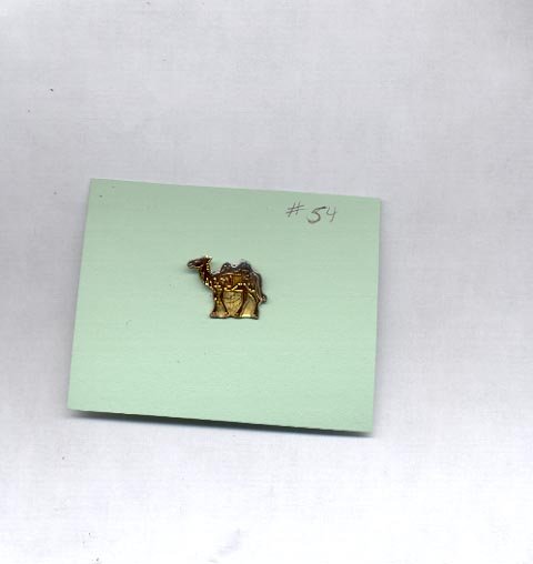 Camel hat (lapel ) pin (#54)