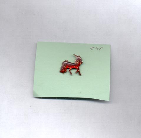 Unicorn hat (lapel ) pin (#48)