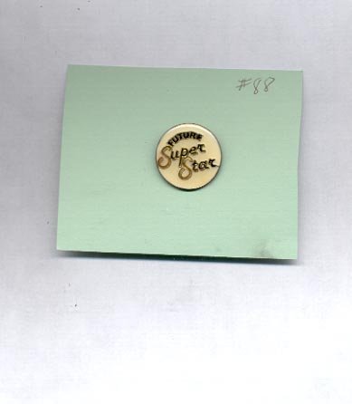Future Super Star hat (lapel ) pin (#88)