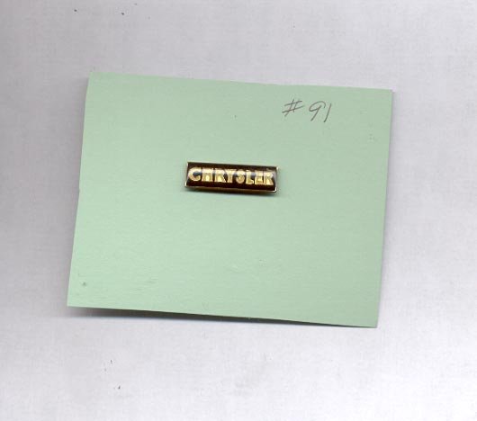 Chrysler hat (lapel) pin (# 91)