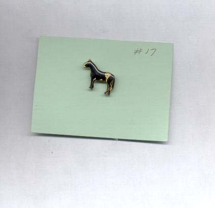 Horse hat (lapel) pin (# 17)
