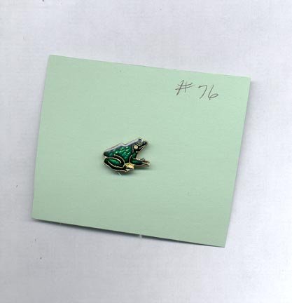 Frog hat (lapel) pin (# 76)