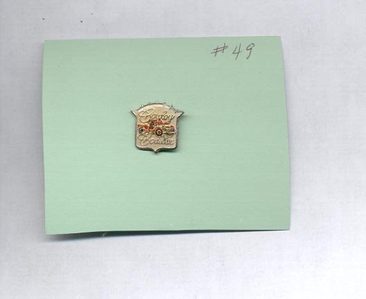 Cowboy Cadillac hat (lapel ) pin (#49)