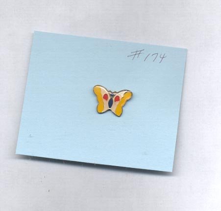 Butterfly hat (lapel ) pin (#174)