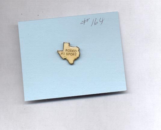 Rodeo # 1 Sport hat (lapel ) pin (#164)