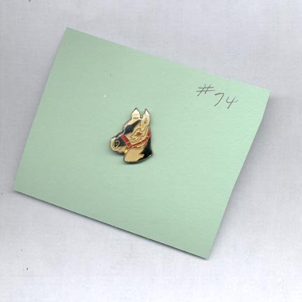 Horse Head hat (lapel ) pin (# 74)
