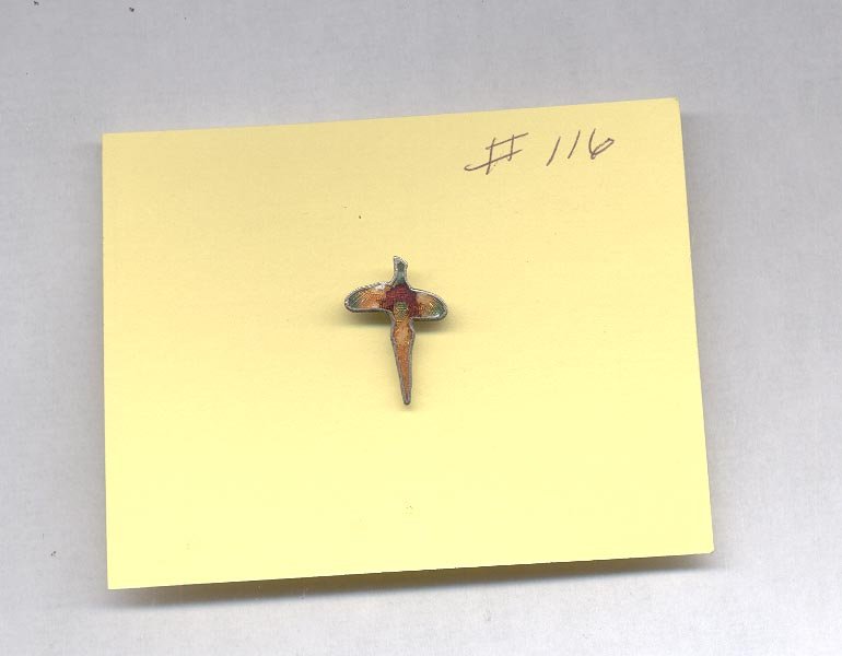 Cross hat (lapel ) pin (# 116)