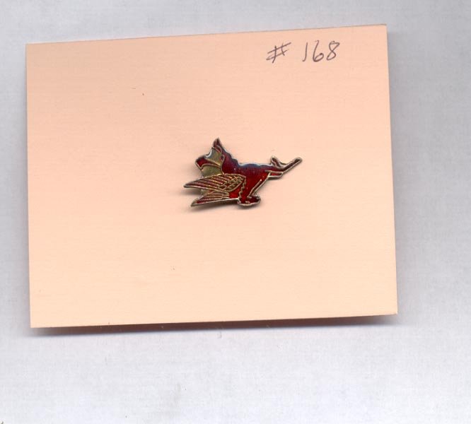 Roadrunner hat (lapel) pin (# 168)