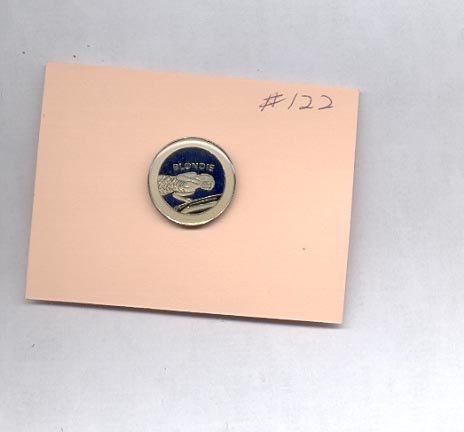 Blondie hat (lapel) pin (#122)