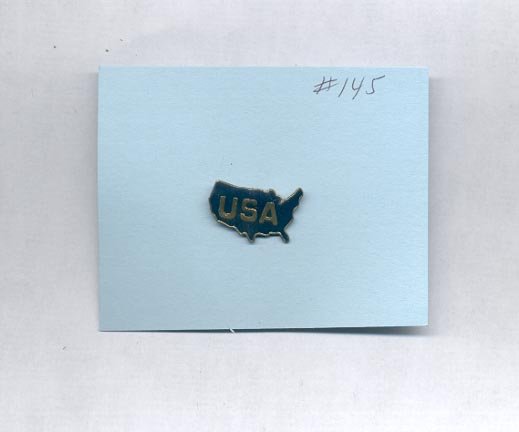 USA hat (lapel) pin (#145)